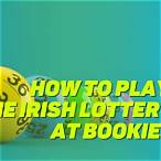 how to play irish lottery at bookies